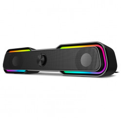 Акустическая система SVEN 450 Black USB, 2.0 / 2x5 Вт RMS, питание по USB, Bluetooth, RGB